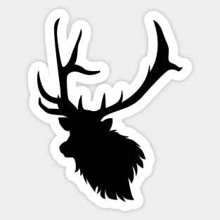 Elk Head Sticker